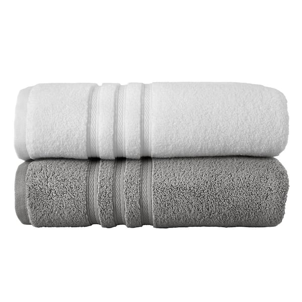 StyleWell HygroCotton White 12-Piece Bath Towel Set AT17641_White - The  Home Depot