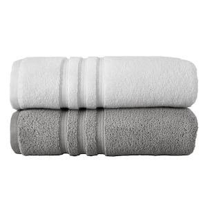 Highly Absorbent Micro Cotton White 6-Piece Bath Towel Set