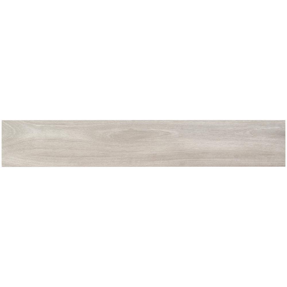 Basswood Gray 4 in. x 0.39 in. Matte Porcelain Floor and Wall Tile Sample price history on PriceWatchPro