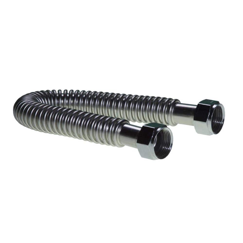"3/4"" Inner Diameter Stainless Steel Ultra-Flex with 3/4"" Female Iron Pipe x 3/4"" Female Iron Pipe x 18"" Water Connector" price history on PriceWatchPro