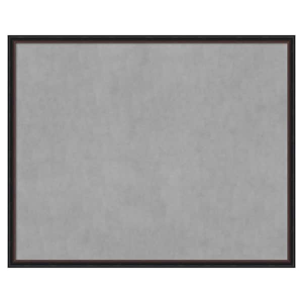 Amanti Art Salon Scoop Red Black 42 in. x 34 in. Framed Magnetic Board