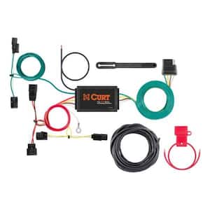 Custom Vehicle-Trailer Wiring Harness, 4-Way Flat Output, Select Honda Fit, Quick Electrical Wire T-Connector