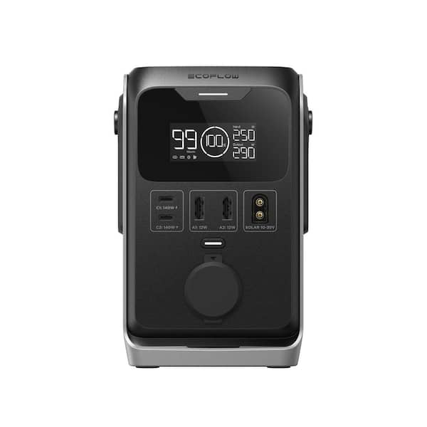 288Wh TRAIL 300 DC Portable Power Station, 300-Watt Output, LFP Battery Generator Push-button Start Home Backup, Camping