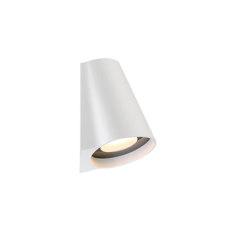 White Dimmable LED Outdoor Wall Sconce