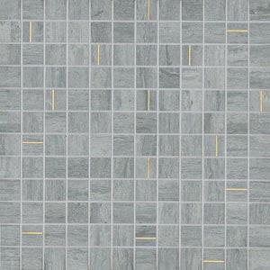 Ferrara Square 11 in. x 11 in. Honed Argento Marble Mosaic Tile (9.56 sq. ft./Carton)