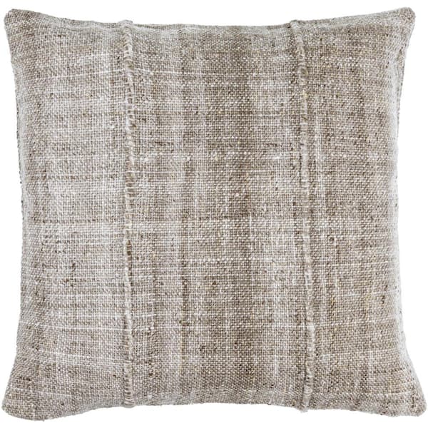 Artistic Weavers Mud Cloth Gray Woven Polyester Fill 22 in. x 22 in. Decorative Pillow