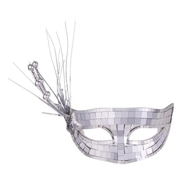 Amscan Silver Plastic New Year's Reflection Mask (2-Pack)