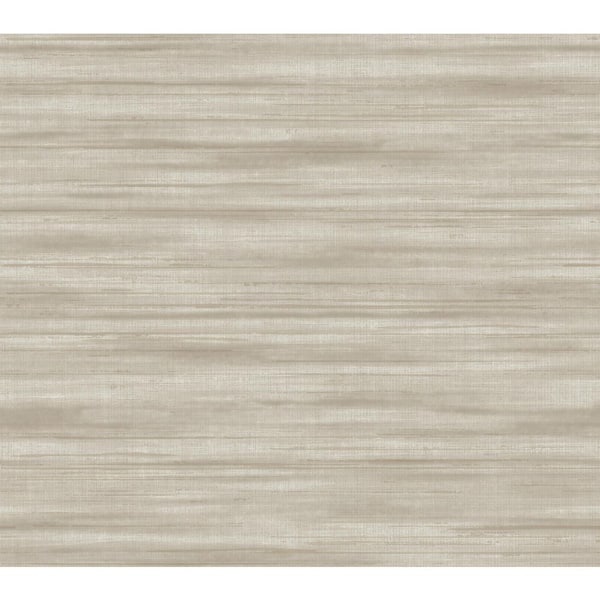 Brushed Linen Brown Wallpaper
