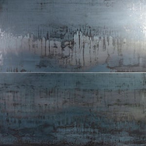 Angela Harris Metallic Dark Blue 24 in. x 48 in. Matte Porcelain Floor and Wall Tile (15.49 Sq. Ft. / Case)