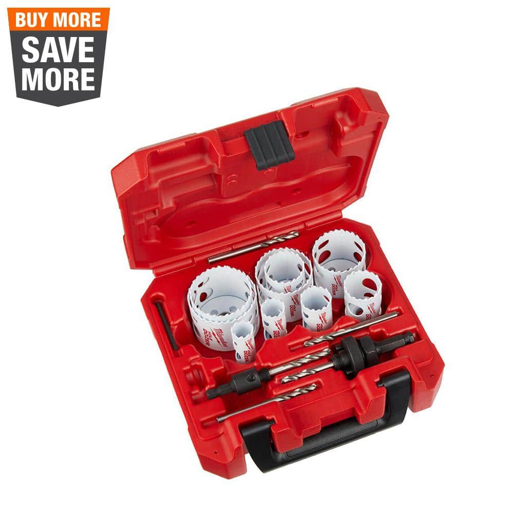 17Pc HOLE SAW CUTTER SET Round//Circular Drill Cutting Case Kit Metal//Alloy//Wood