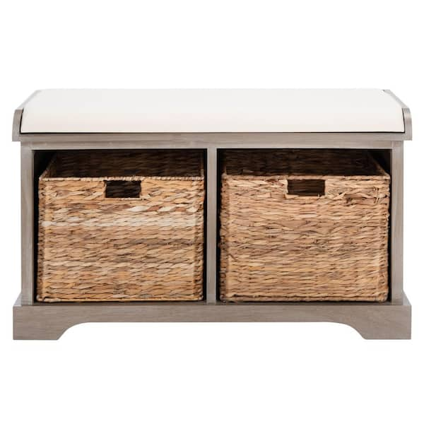 SAFAVIEH Freddy Off-White Storage Bench