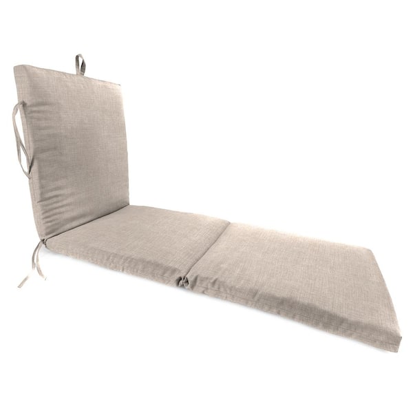 72 in. L x 21 in. W x 3 in. T Outdoor Chaise Lounge Cushion in Dove Beige