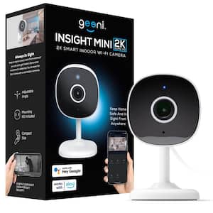 Insight Smart Wired Security Camera for Home - 2K Quad HD, Wi-Fi, Motion Detection, Night Vision, 2-Way Audio