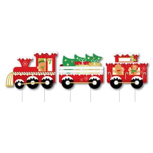 Big Dot of Happiness 16.5 in. H Christmas Train - Outdoor Lawn ...