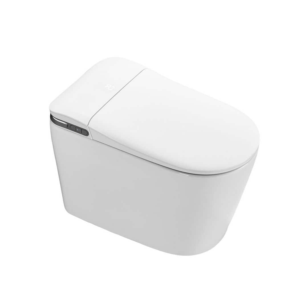 Elongated Smart Bidet Toilet 1.28 GPF in White with Instant Seat Heating, Night Light, Auto Flushing price history on PriceWatchPro