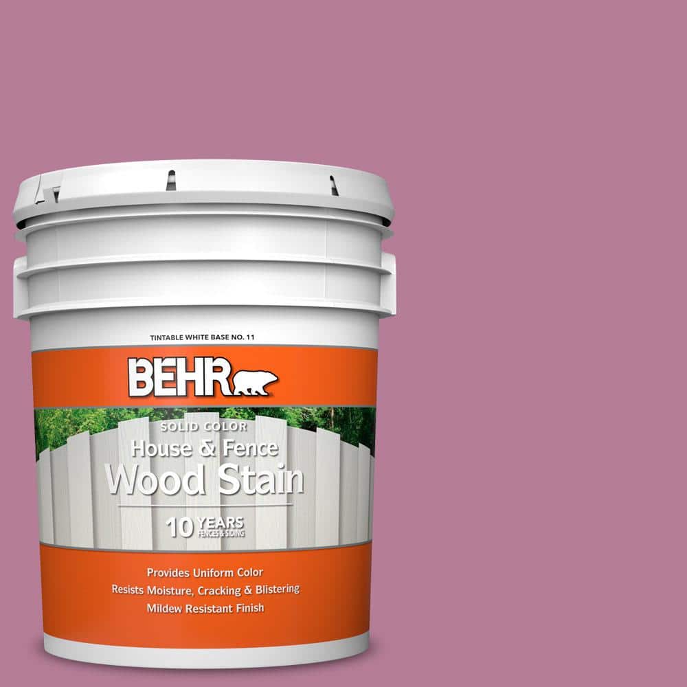 5 gal. #M130-5 Cabaret Solid Color House and Fence Exterior Wood Stain
