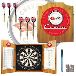 Corvette C1 Wood Finish Dart Cabinet Set