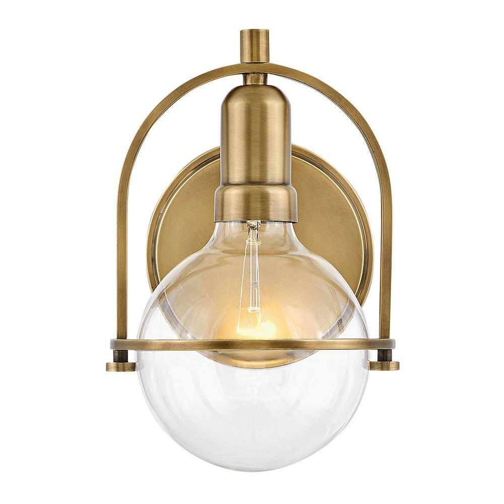 Somerset Heritage Brass Single-Light Wall Sconce