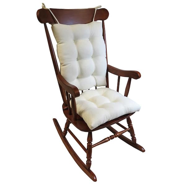 Gripper Omega Ivory Jumbo Rocking Chair Cushion Set 849307XL-20 - The Home  Depot