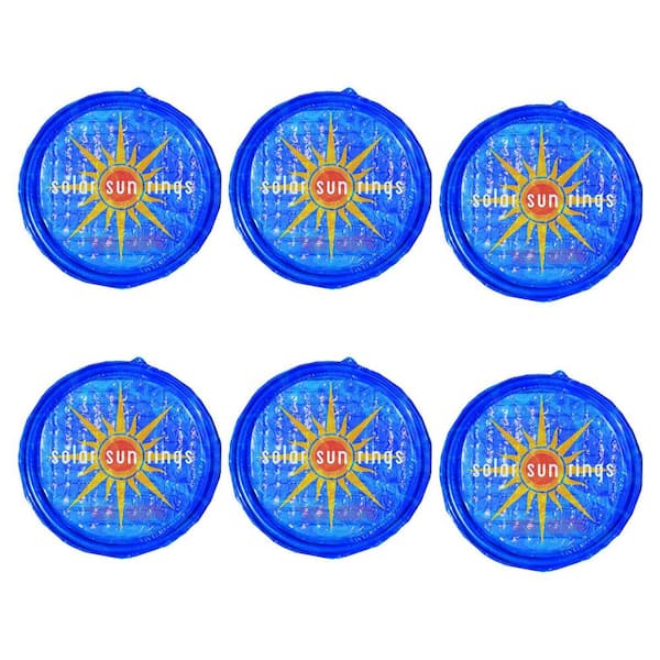 5 ft. x 5 ft. Round Sunburst Above Ground Pool Solar Cover (6-Pack)