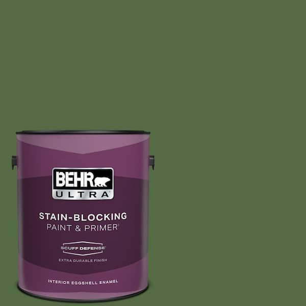 BEHR ULTRA 1 gal. #430D-7 Pacific Pine Extra Durable Eggshell Enamel Interior Paint & Primer