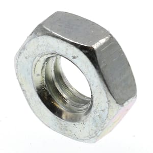 1/4 in.-20 A563 Grade A Zinc Plated Steel Hex Jam Nuts (100-Pack)