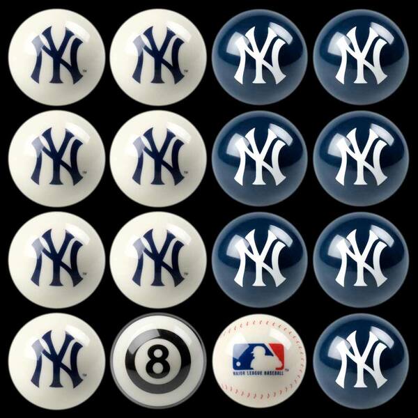 Imperial New York Giants Billiard Ball Set with Numbers