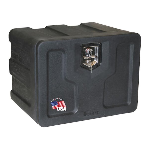 BUYERS PRODUCTS 18 in. x 18 in. x 24 in. Matte Black Plastic Underbody Truck Tool Box