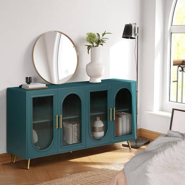 Green console deals cabinet