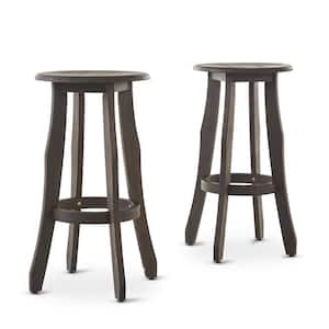 Meredith Wood Outdoor Bar Stool (2-Pack)