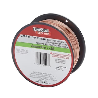 Forney 0.035 Dia E70S-6 Mild Steel MIG Wire 33 lb. Spool 42281 - The Home  Depot