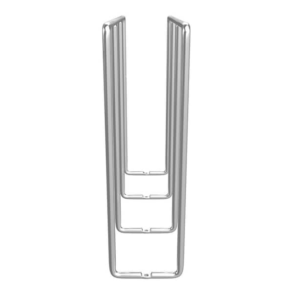 U-Shaped Chrome Steel Bakeware Divider Organizer for Wall/Base Cabinet (2-Pack)