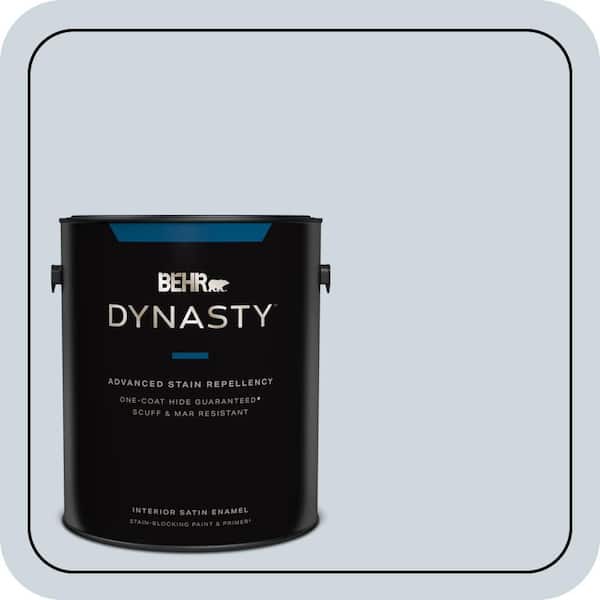 BEHR DYNASTY 1 gal. #560E-2 Cumberland Fog Satin Enamel Interior Stain-Blocking Paint & Primer