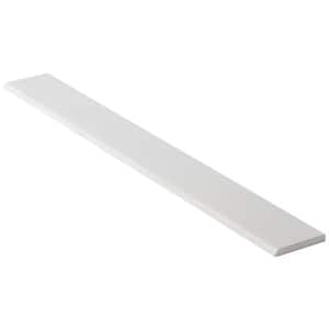 Forge Light Gray 2.83 in. x 23.62 in. Matte Porcelain Floor and Wall Bullnose Tile Trim
