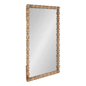 Prindle Rustic Brown 23 in. W x 34 in. H Traditional Rectangle Wood Framed Mirror