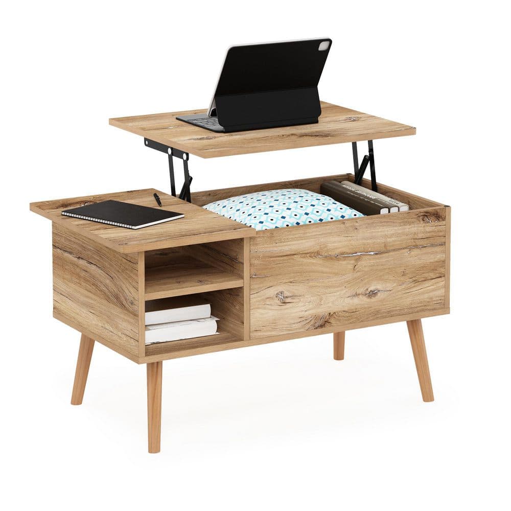 Flagstaff Oak Lift-Top Coffee Table with Hidden Storage