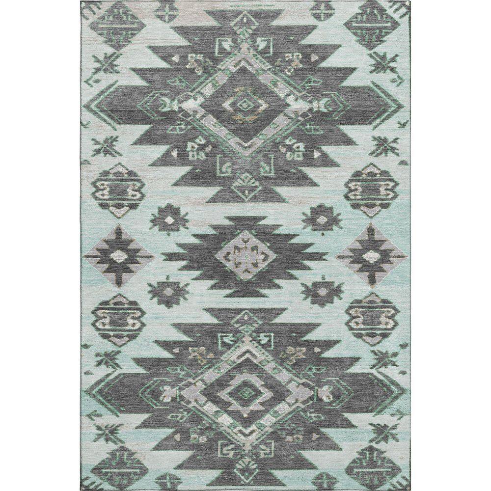 Addison Rugs Mayfield Premium Machine Washable Abstract AMF1945 Mint 8 ...