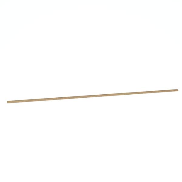 QuickShip 96 in. W x 0.69 in. H x 0.69 in. D Quarter Round Shoe Moulding in Canopy