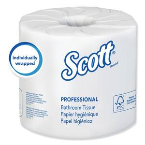 Essential 100% Recycled Fiber SRB White Septic Safe 2-Ply Toilet Paper (506-Sheets Per Roll, 80-Rolls/Carton)