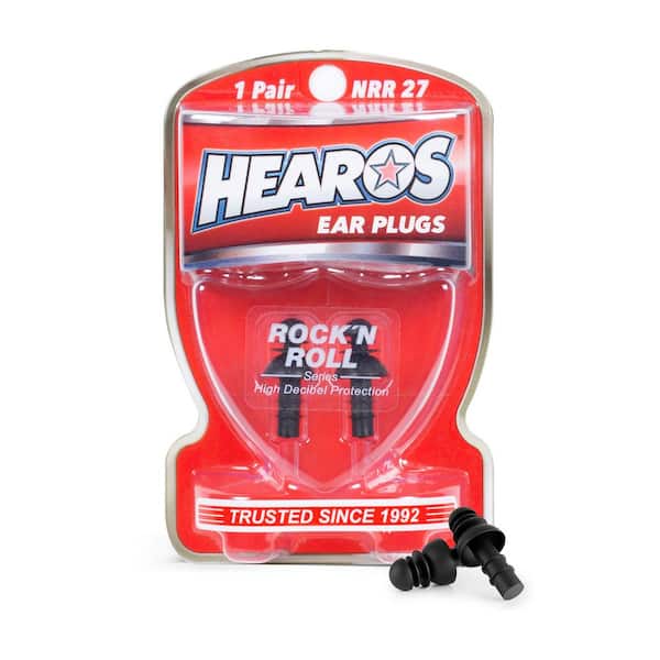 Rock N' Roll Ear Plugs-6 Pack (6 Total Pairs)