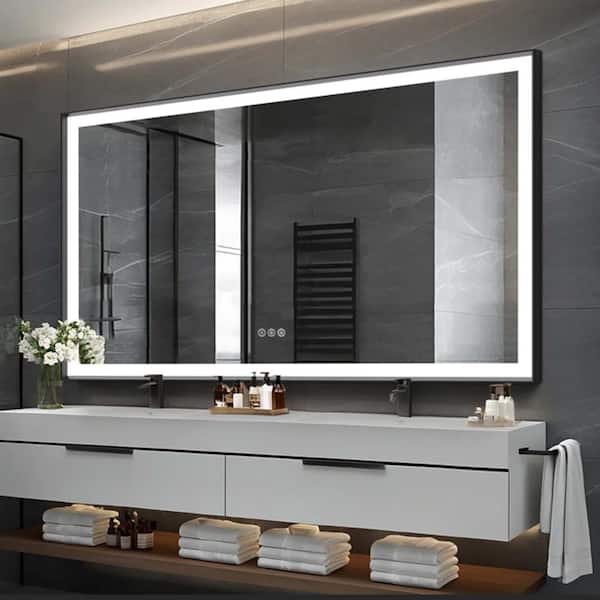Rectangular LED Anti-Fog Vanity Mirror