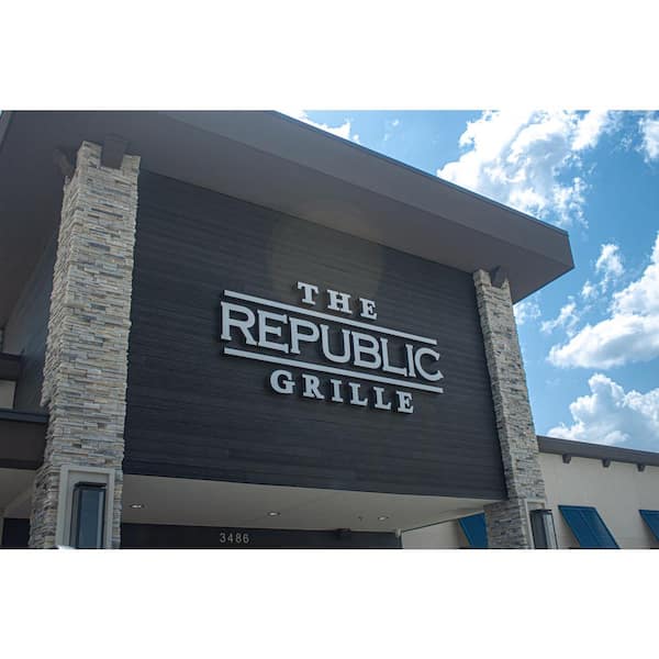 All Weather System 5.5 in. x 96 in. Composite Siding Board in Hawaiian Charcoal