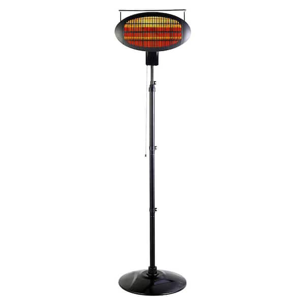 Garage-Outdoor Floor Standing Infrared Patio Heater with Remote