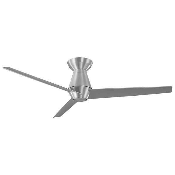 Modern Forms Slim 52 In Led Indoor Outdoor Brushed Aluminum 3 Blade Smart Flush Mount Ceiling Fan With Light Kit And Remote Control Fh W2003 52l Ba 3 Blade Smart Flush Mount Ceiling Fan, Are All Ceiling Fans Flush Mount