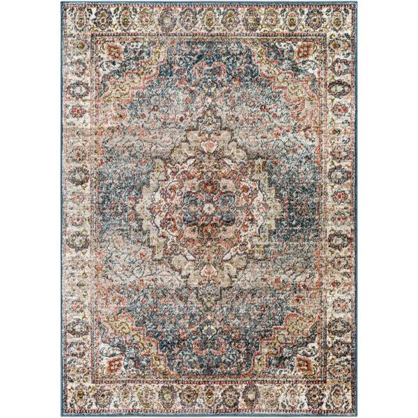 Livabliss Davaro Brown 9 ft. x 12 ft. Traditional Indoor Area Rug
