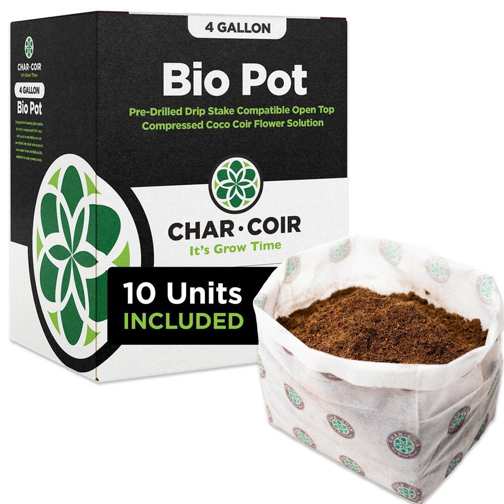 4 gal. BioPot 100% RHP Certified Organic Compressed Coco Coir Soil Amendment in Fabric Pot (10-Pack / 24-Case) price history on PriceWatchPro