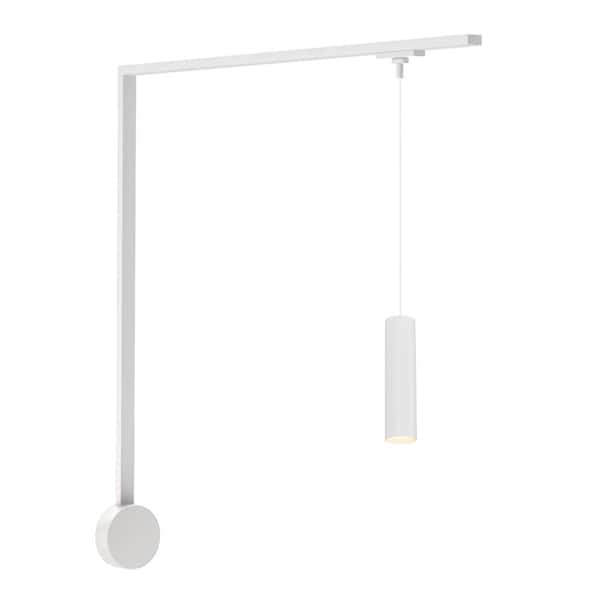 Remuda 1 Light White dimmable 4000K LED Trilo Track Wall Kit