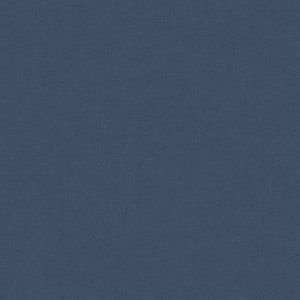Panama Linen Plain Navy Blue Textured Wallpaper (Covers 56 sq. ft.)