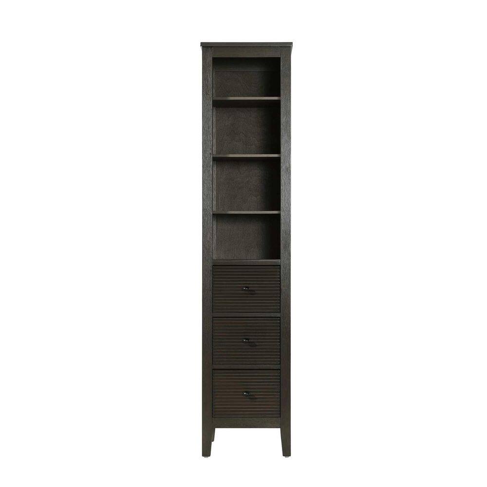 16 in. W x 18 in. D x 72 in. H Brown Freestanding Linen Cabinet price history on PriceWatchPro