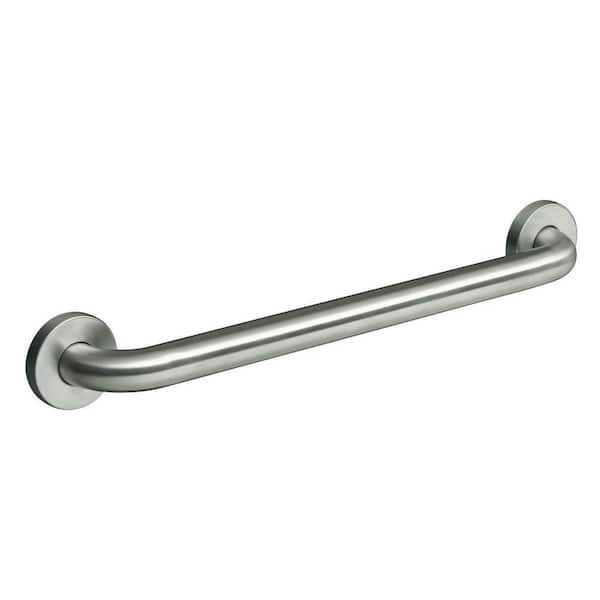 KOHLER Contemporary 18 in. Concealed-Screw Grab Bar in Brushed Stainless